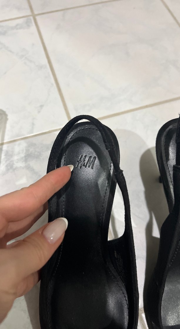 Siyah Tokalı Stiletto Kadın Ayakkabı - Görsel 2