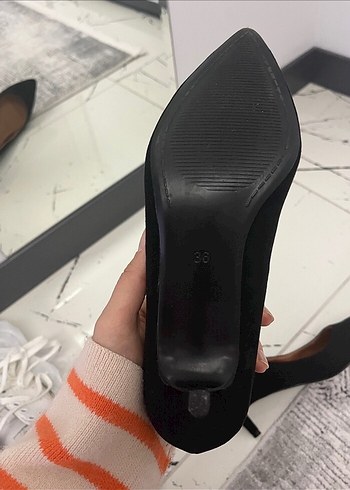 Siyah Topuklu Stiletto Kadın Ayakkabı - Görsel 2