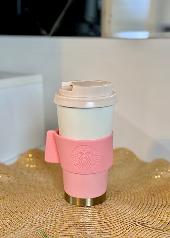 Starbucks Pembe Seyahat Kupası - Görsel 3