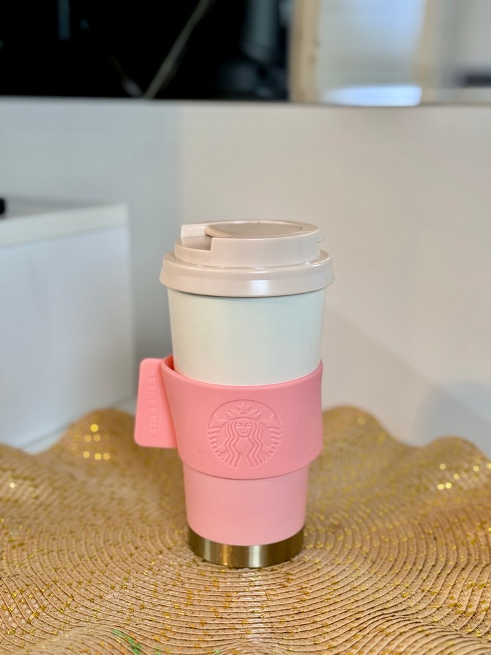 Starbucks Pembe Seyahat Kupası - Görsel 3