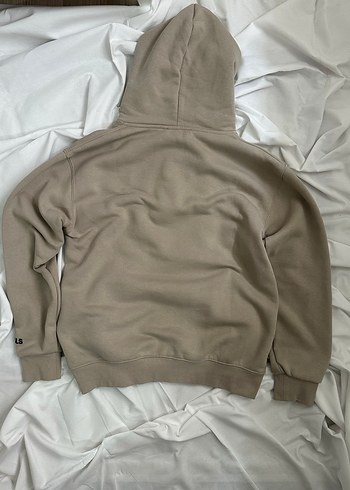 Bej Kapüşonlu Kadın Sweatshirt ESSENTIALS - Görsel 2