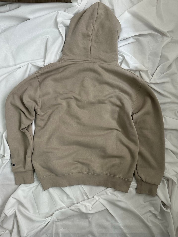 Bej Kapüşonlu Kadın Sweatshirt ESSENTIALS - Görsel 2