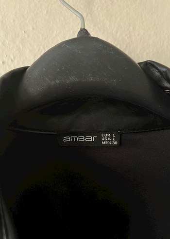 Siyah Deri Kadın Ceket - Görsel 5