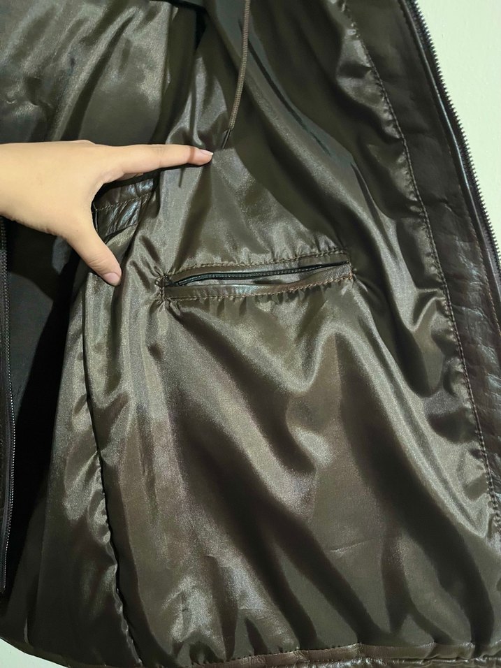 Hakiki Deri Yelek - Görsel 3