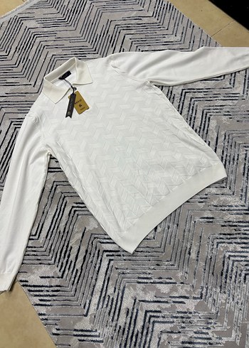 Siyah Erkek Triko Sweatshirt - Görsel 3