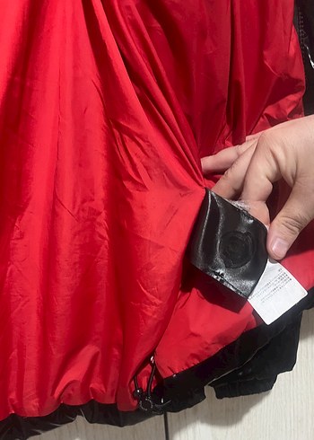 Moncler Valantino Siyah Parlak Erkek Mont - Görsel 7