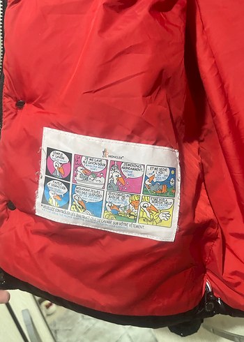 Moncler Valantino Siyah Parlak Erkek Mont - Görsel 8