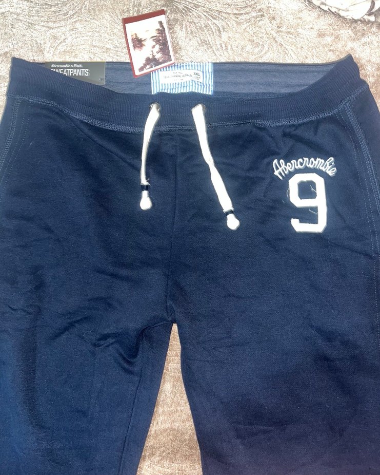 Erkek Lacivert Fermuarlı Slim Eşofman Altı - Görsel 2