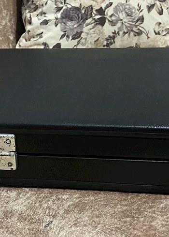 Klasik Siyah Tokalı Erkek Evrak Çantası - Görsel 6