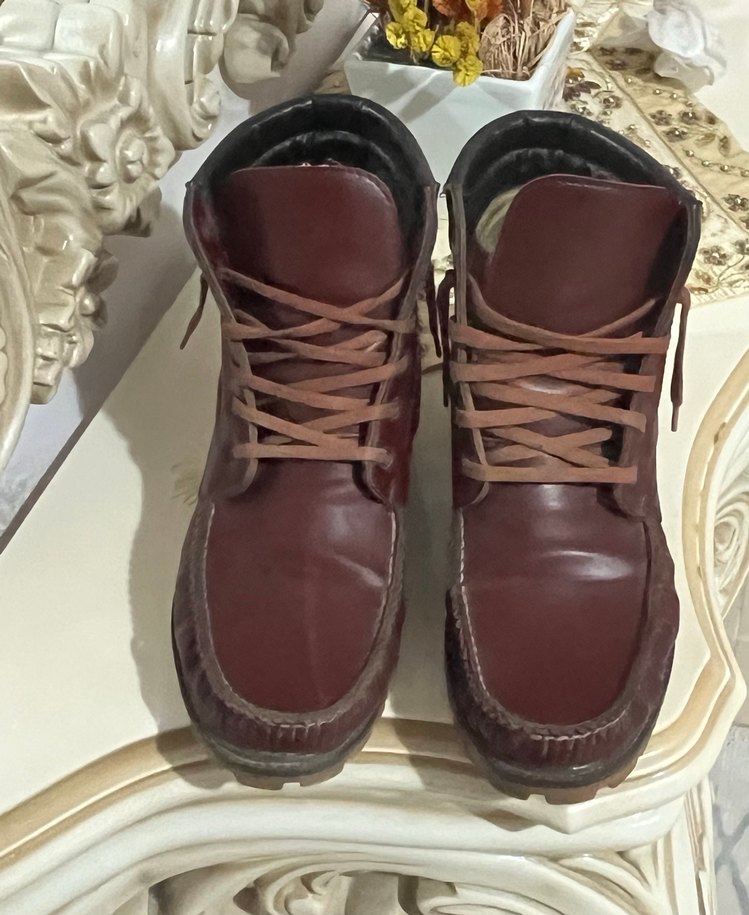 Timberland Bordo Deri Bağcıklı Erkek Bot - Görsel 2