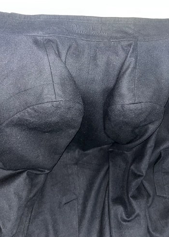 Pier cardin Erkek Siyah kaban - Görsel 6