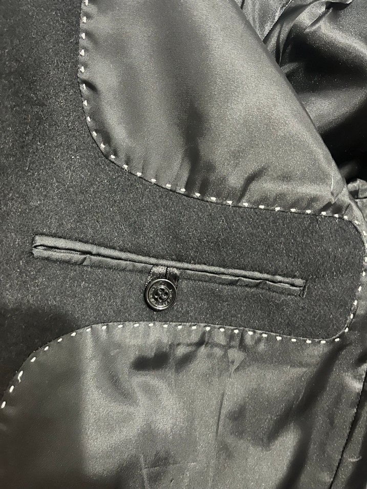 Pier cardin Erkek Siyah kaban - Görsel 5