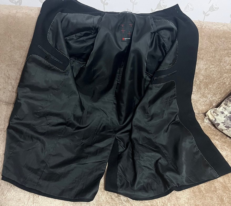 Pier cardin Erkek Siyah kaban - Görsel 3