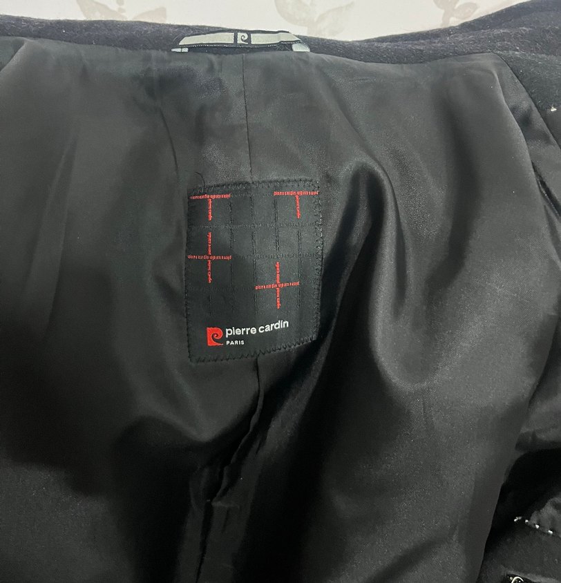 Pier cardin Erkek Siyah kaban - Görsel 4