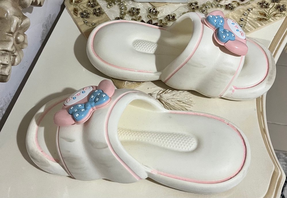 Beyaz Platform Kadın Terlik - Görsel 2