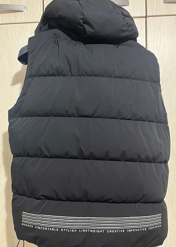 Lufian Siyah Fermuarlı Yelek Street Style - Görsel 5