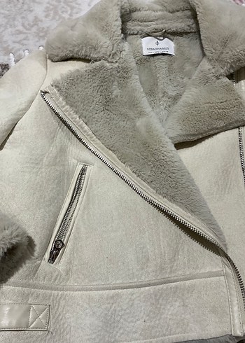 Kürklü Süet Kadın Ceket - Görsel 7