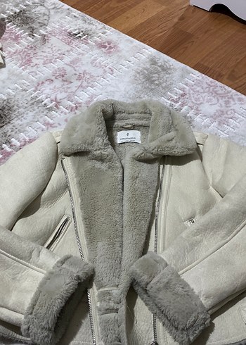 Kürklü Süet Kadın Ceket - Görsel 3