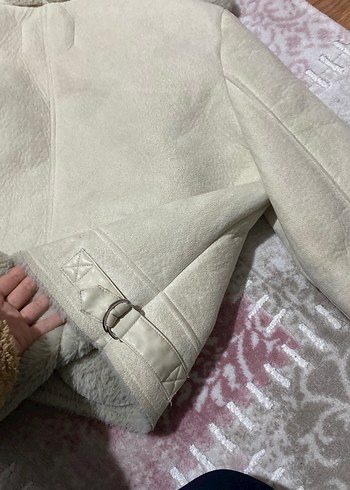 Kürklü Süet Kadın Ceket - Görsel 5