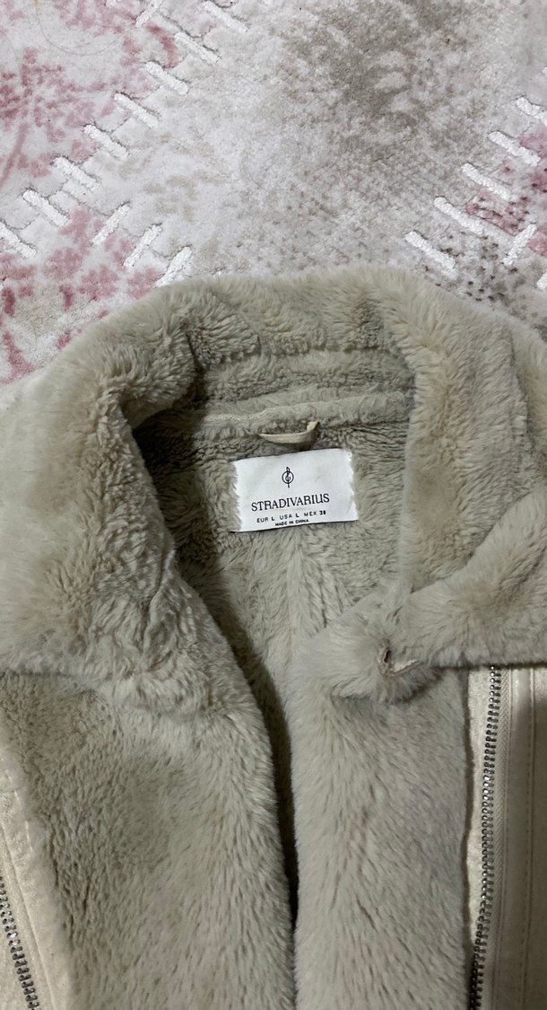 Kürklü Süet Kadın Ceket - Görsel 2