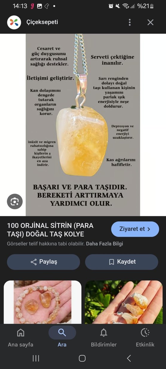 SİTRİN (PARA) TAŞI - Görsel 2