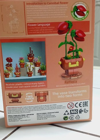Lego Rafflesia bitkisi 147 Parça   kutusundadır - Görsel 2