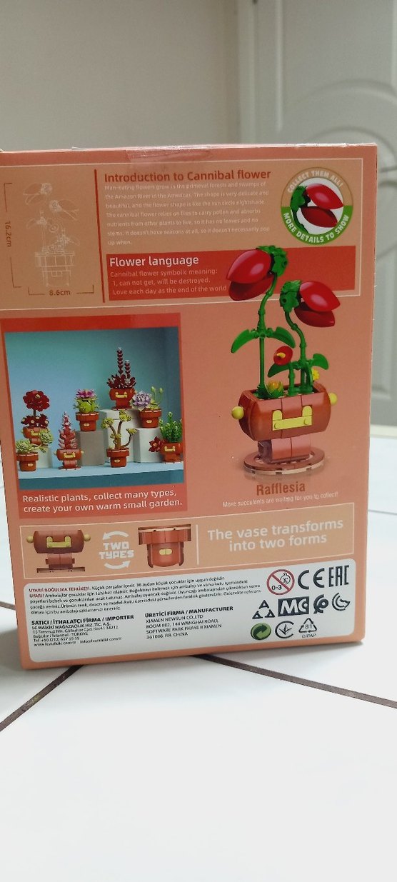 Lego Rafflesia bitkisi 147 Parça   kutusundadır - Görsel 2