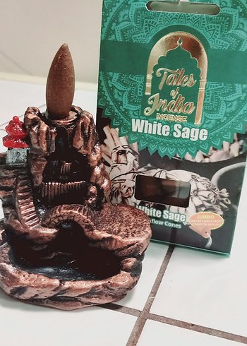 Tütsülük geri akışlı tütsülük sıfır üründür tütsü kutusu hediye - Görsel 5