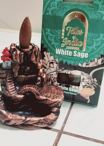 Tütsülük geri akışlı tütsülük sıfır üründür tütsü kutusu hediye - Görsel 9