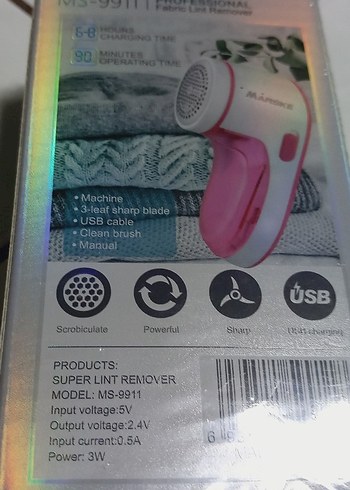 Tüy toplama makinesi kıyafetler içindir. - Görsel 6