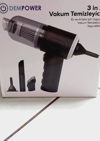 Araç içi kablosuz Vakumlu temizleyici şarzlı - Görsel 4