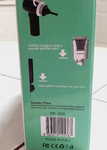 Araç içi kablosuz Vakumlu temizleyici şarzlı - Görsel 3