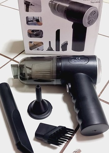 Araç içi kablosuz Vakumlu temizleyici şarzlı - Görsel 9