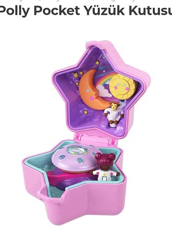 Polly Pocket Yüzük Kutusu Oyun Seti ORJİNAL üründür - Görsel 6