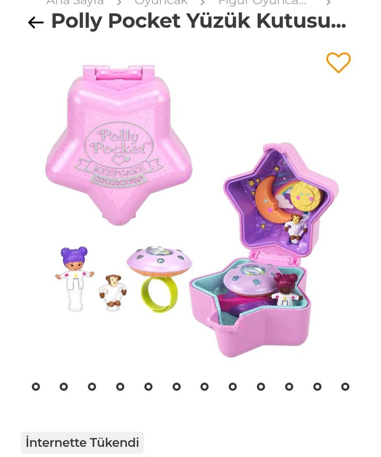 Polly Pocket Yüzük Kutusu Oyun Seti ORJİNAL üründür - Görsel 4