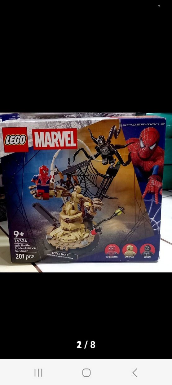 LEGO Marvel Örümcek Adam Kum Adama Karşı Efsanevi Savaş 201parça - Görsel 2