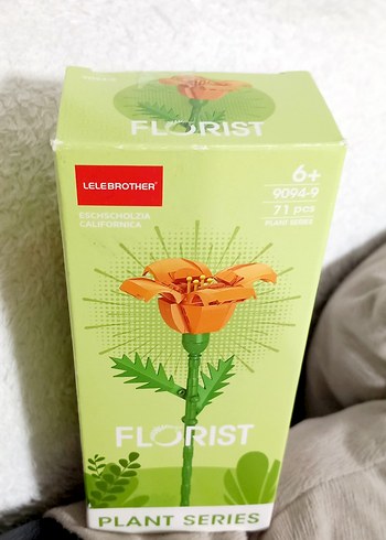 Lego Lelebrother Lego Çiçek Seti Mini boy. sıfır ürün kutusunda - Görsel 4