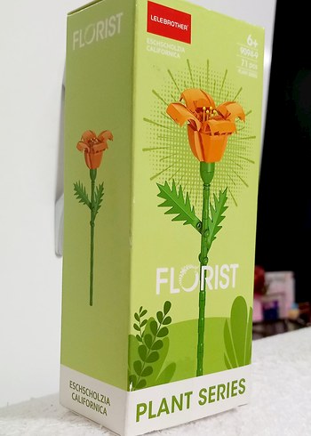 Lego Lelebrother Lego Çiçek Seti Mini boy. sıfır ürün kutusunda - Görsel 3