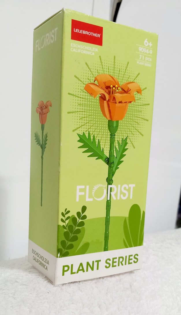 Lego Lelebrother Lego Çiçek Seti Mini boy. sıfır ürün kutusunda - Görsel 2