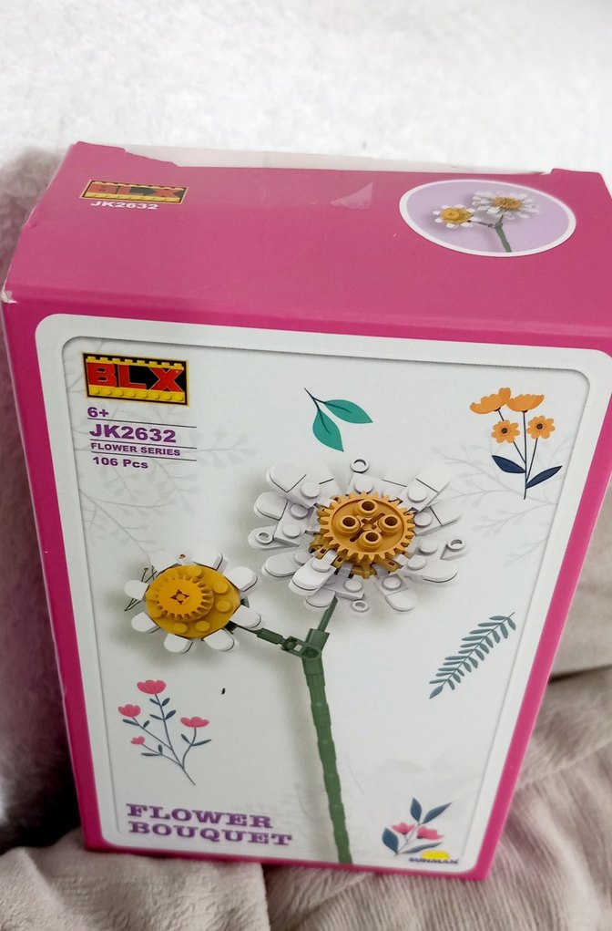 Lego Papatya Mini boy Lego sıfır üründür kutusundadır - Görsel 3