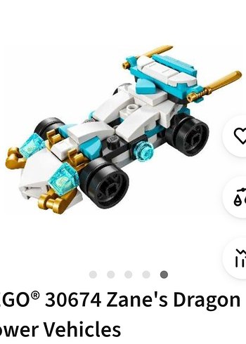 LEGO Ninjago Zane'in Ejderha Gücü Araçları 55parça - Görsel 10