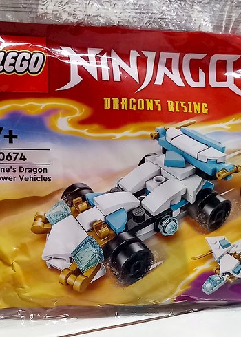 LEGO Ninjago Zane'in Ejderha Gücü Araçları 55parça - Görsel 15