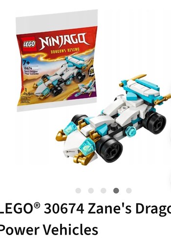 LEGO Ninjago Zane'in Ejderha Gücü Araçları 55parça - Görsel 9
