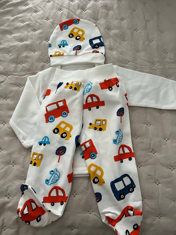 Hello baby üçlü yenidoğan takım - Görsel 3