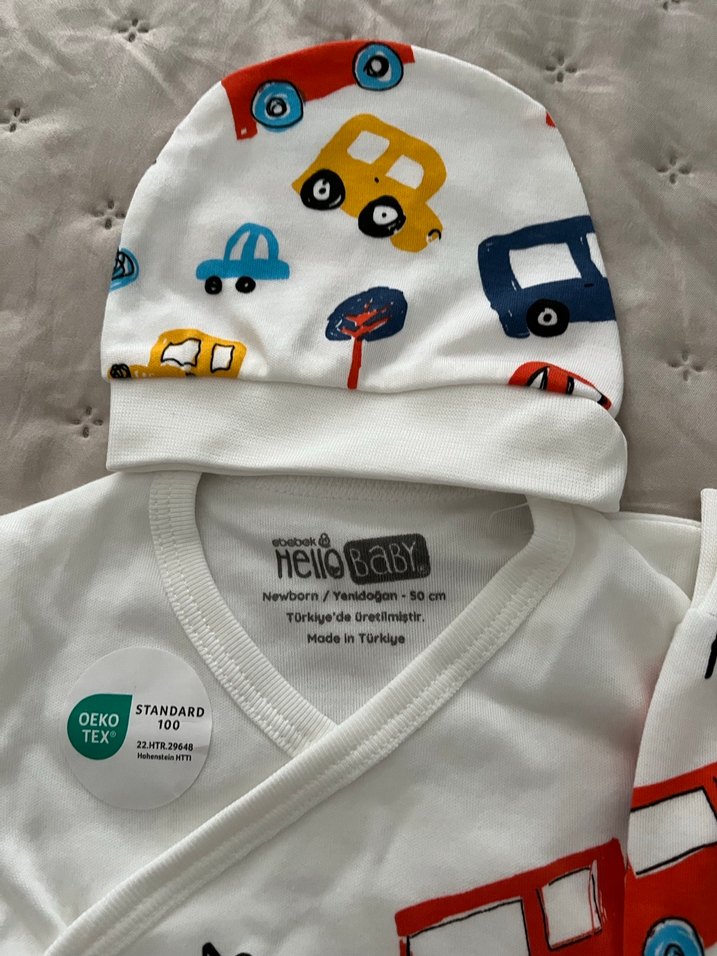 Hello baby üçlü yenidoğan takım - Görsel 2