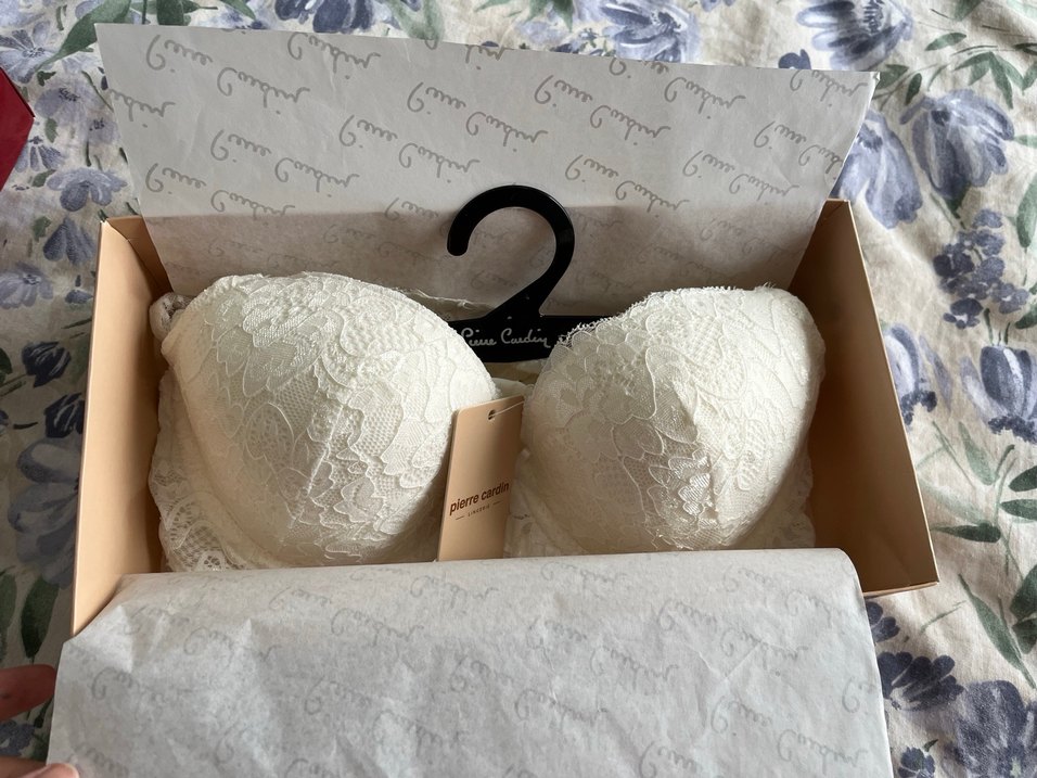 Beyaz Dantel sütyen takım - Görsel 3