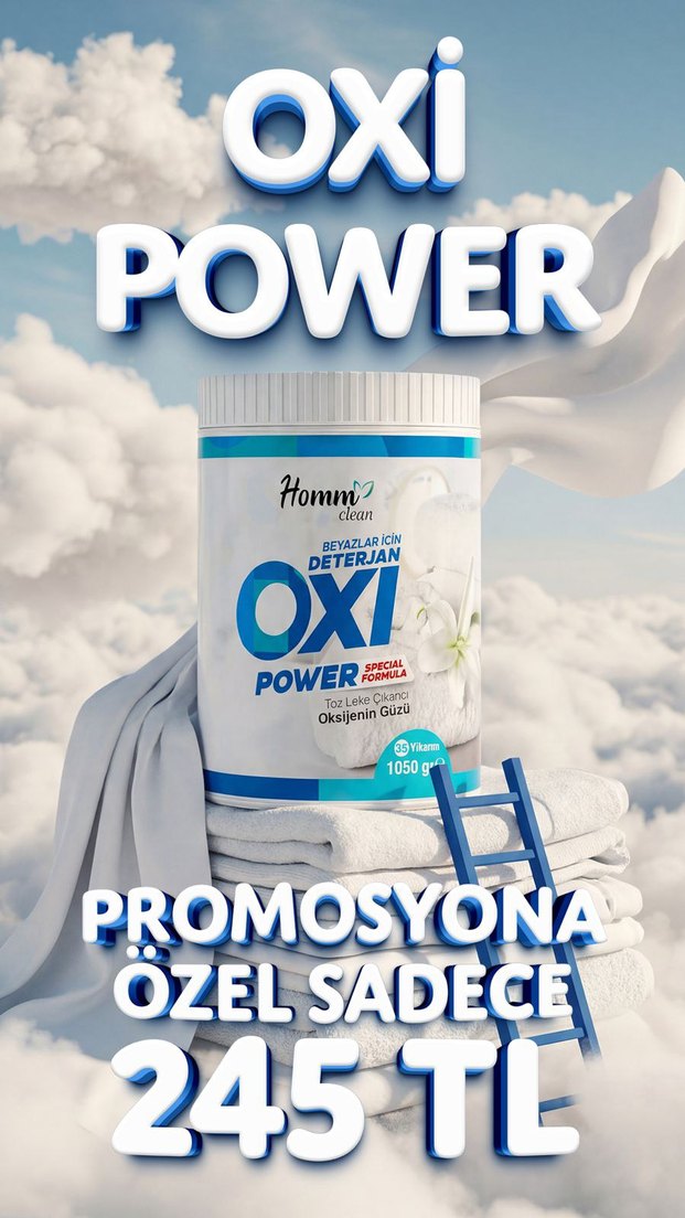 Homm Clean Mutfak Oxi Power Toz Temizleyici - Görsel 2
