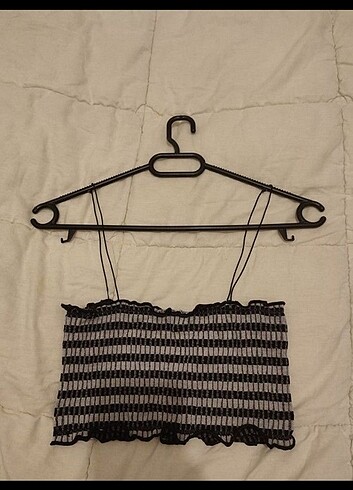 s Beden gri Renk Urban Outfitters Y2K Crop Üst 