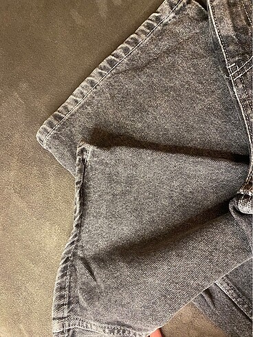 32 Beden gri Renk Gri wide leg jean