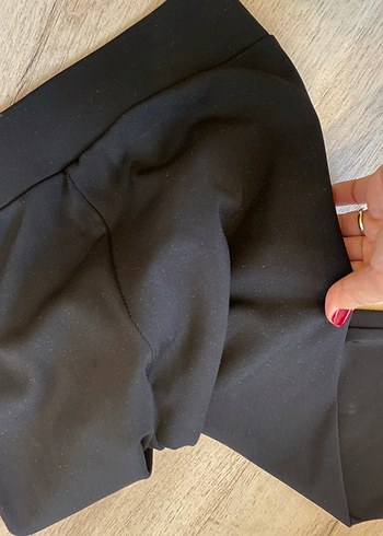 Siyah Basic Mini Spor Şort - Görsel 3